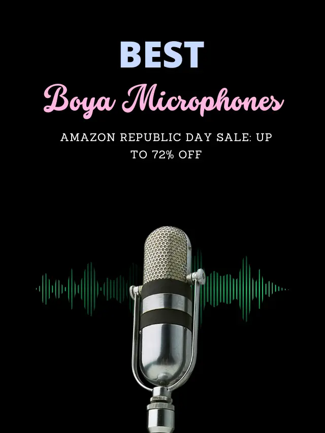Amazon Republic Day Sale: Up to 72% off on Boya Microphones for content creators