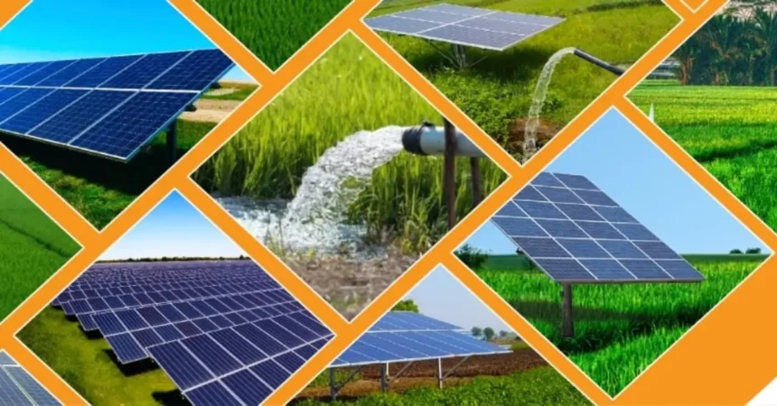 भारत में सौर ऊर्जा के उत्पादन को आगे बढ़ानें के साथ ही किसानों को सौर कृषि के लाभ प्रदान करने का लक्ष्य।